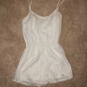 White Lace Romper